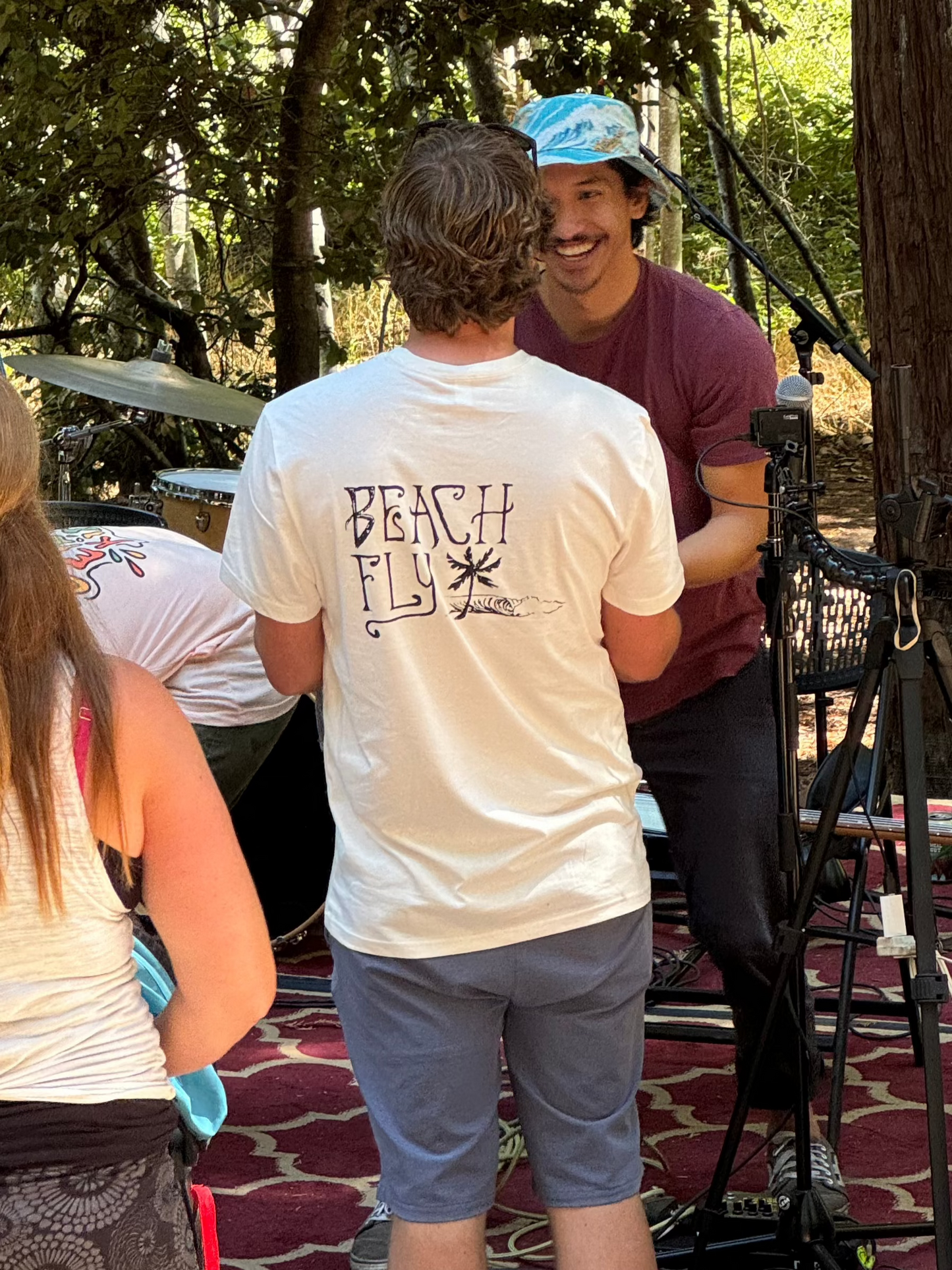 Beach Fly White Sand Tee (Organic Cotton) π