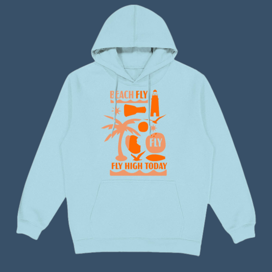 Blue & Orange Collage - Hoodie