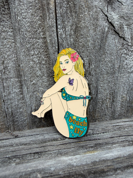 Limited Edition - Blonde Fly Girl Pin