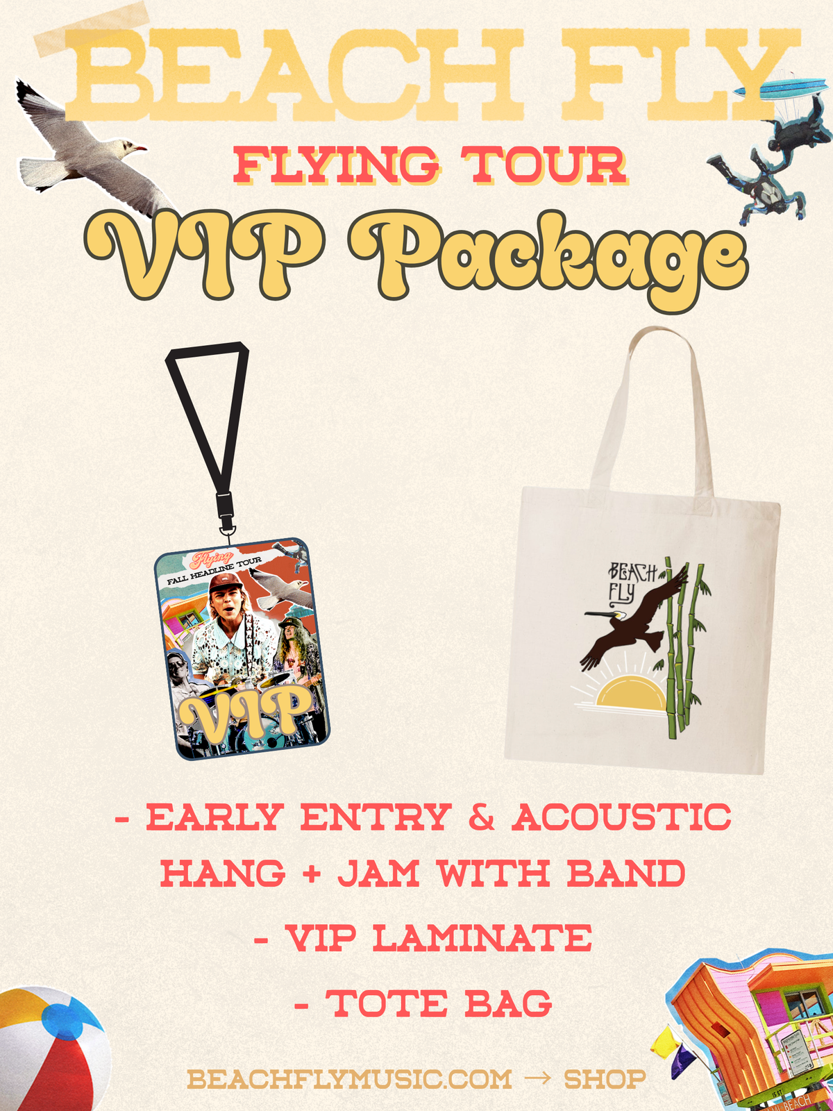 VIP Package - Flying Fall Tour