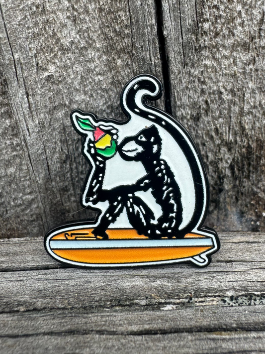 "Monkey on a Surfboard" Pin!