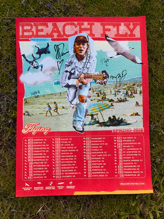 "2026 Flying Tour" - Limited Edition Poster (Signed by Whole Band)