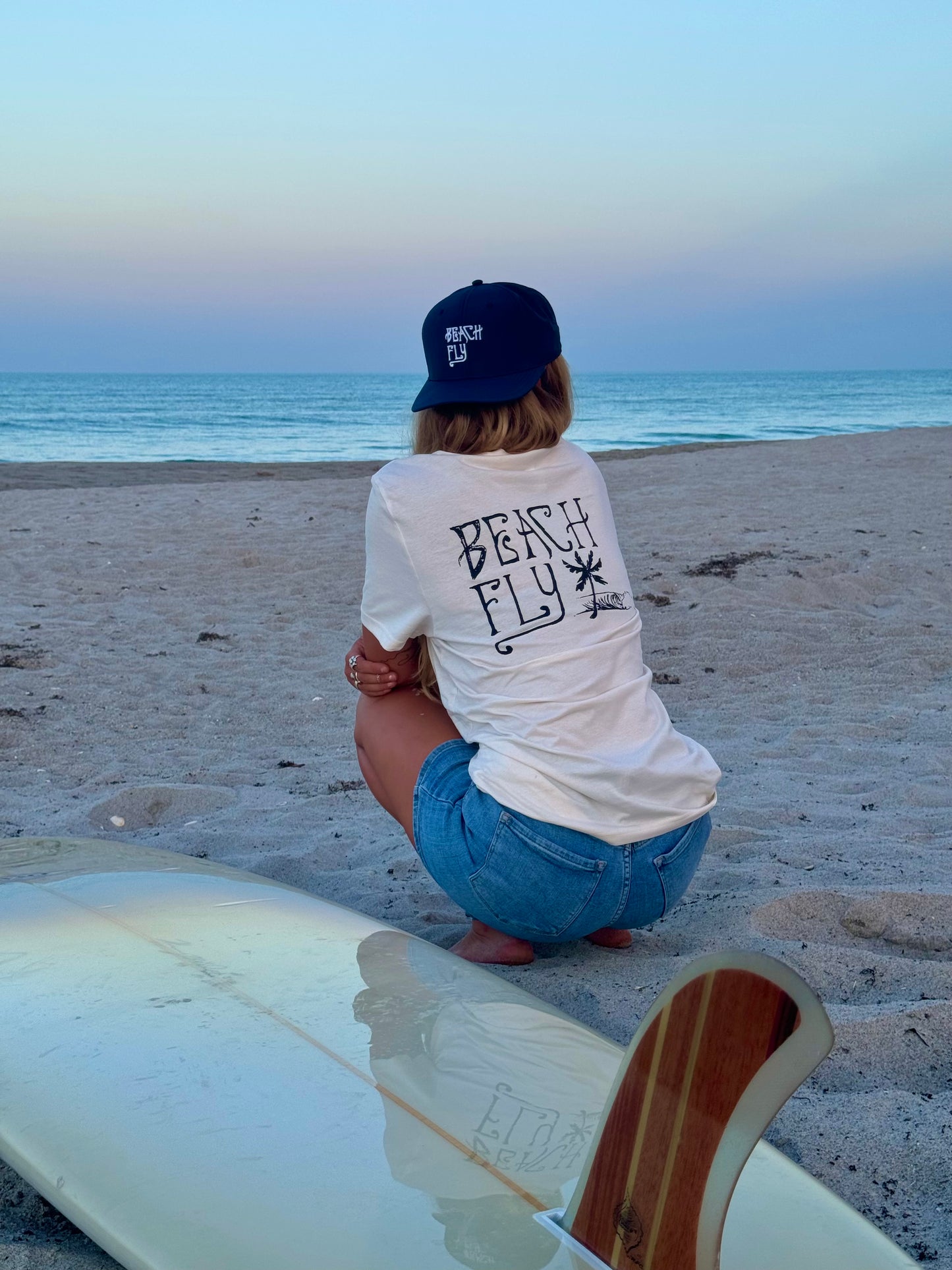 Beach Fly White Sand (Organic Cotton) Tee