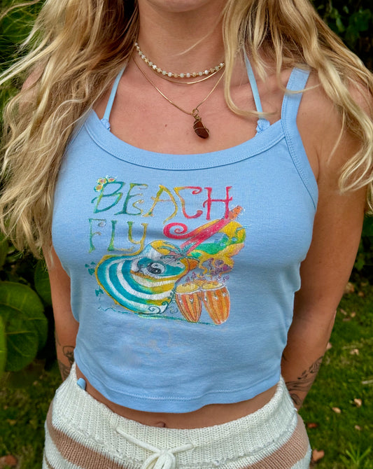 🌸 Fly Crop Top (Hand-Drawn) 🎶