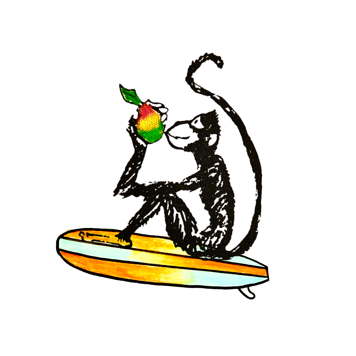 "Monkey on a Surfboard" Pin!